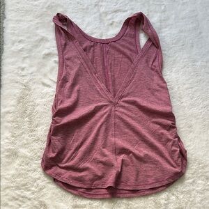 Women's Lululemon Pink reversible tank top.